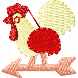 Chickens And Roosters Embroidery Design 1 Chickens And Roosters Embroidery Design 1